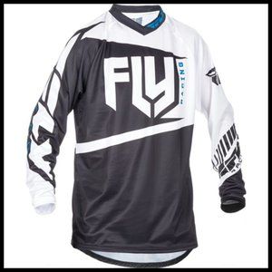 Fly Racing F-16 Jersey Men's XL Black / White